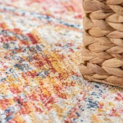 Paco Home Tapis De Salon Poils Ras Vintage Motif Orient Avec Bordure Moderne Rouge Jaune 60x100 Cm 8 Paco Home Tapis De Salon Poils Ras Vintage Motif Orient Avec Bordure Moderne Rouge Jaune 60x100 Cm -Tapis et paillasson Soldes 50673578 4