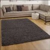 Paco Home Tapis Shaggy Longues Mèches En Anthracite 40x60 Cm