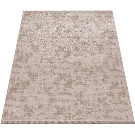 Paco Home Tapis De Salon Poils Ras Motif Moderne Oriental Lavable Beige 80x150 Cm 5 Paco Home Tapis De Salon Poils Ras Motif Moderne Oriental Lavable Beige 80x150 Cm – Image 5