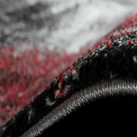 Paco Home Tapis Design Moderne Toile Splash Gris Rouge Crème Marbré 80x150 Cm 4 Paco Home Tapis Design Moderne Toile Splash Gris Rouge Crème Marbré 80x150 Cm – Image 4