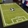 Paco Home Tapis Chambre D'Enfant Tapis De Jeux Terrain De Football Vert 120x170 Cm