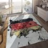 Paco Home Tapis Intérieur Et Extérieur Drapeau Allemand 80x150 Cm