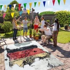 Paco Home Tapis Intérieur Et Extérieur Drapeau Allemand 80x150 Cm -Tapis et paillasson Soldes 50712981 4