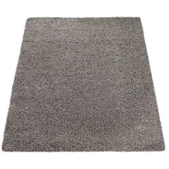 Paco Home Tapis Shaggy Longues Mèches En Gris 60x100 Cm -Tapis et paillasson Soldes 50713010 5