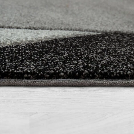 Paco Home Tapis De Salon Moderne À Poils Ras Effet 3D Bordure Géométrique Rouge Gris 80x150 Cm 2 Paco Home Tapis De Salon Moderne À Poils Ras Effet 3D Bordure Géométrique Rouge Gris 80x150 Cm – Image 2