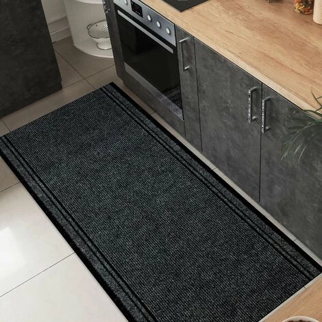 KARAT Tapis De Cuisine Malaga Anthracite 2082 66 X 100 Cm - Anthracite 4 KARAT Tapis De Cuisine Malaga Anthracite 2082 66 X 100 Cm - Anthracite – Image 4