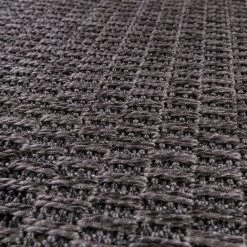 Paco Home Tapis Exterieur Sisal Look Balcon Tapis Cuisine Motif Naturel Uni Anthracite 80x150 Cm -Tapis et paillasson Soldes 50820104 3