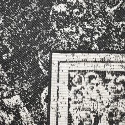 UNAMOURDETAPIS Tapis Exterieur 60x110 Cm Rectangulaire BC MEDAILLON REVERSIBLE Noir Terrasse, Jardin Adapté Au Chauffage Par Le Sol - Noir -Tapis et paillasson Soldes 51155481 3