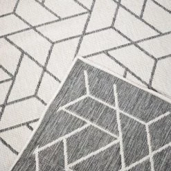 UNAMOURDETAPIS Tapis Exterieur 120x170 Cm Rectangulaire AF BRIKA REVERSIBLE Argent Terrasse, Jardin Adapté Au Chauffage Par Le Sol - Argent 9 UNAMOURDETAPIS Tapis Exterieur 120x170 Cm Rectangulaire AF BRIKA REVERSIBLE Argent Terrasse, Jardin Adapté Au Chauffage Par Le Sol - Argent -Tapis et paillasson Soldes 51155600 5