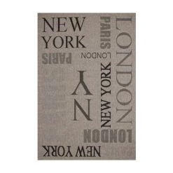 Paco Home Tapis Effet Sisal En Gris City London, New York Nouveau*OVP 120x170 Cm -Tapis et paillasson Soldes 51172057 4