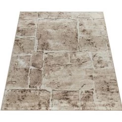 Paco Home Tapis De Salon Poils Ras Moderne Motife Pierre Abstrait 3D Marron Beige 60x100 Cm 7 Paco Home Tapis De Salon Poils Ras Moderne Motife Pierre Abstrait 3D Marron Beige 60x100 Cm -Tapis et paillasson Soldes 51172081 4