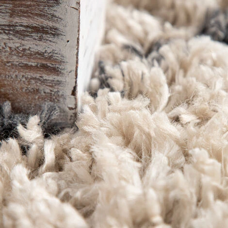 Paco Home Tapis De Salon Poils Longs Shaggy Motif Losanges Scandinave Moderne Beige Gris Ø 120 Cm Rond 5 Paco Home Tapis De Salon Poils Longs Shaggy Motif Losanges Scandinave Moderne Beige Gris Ø 120 Cm Rond – Image 5