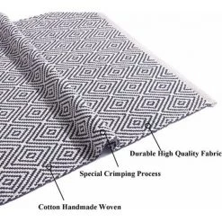 LOKHOM Tapis Couloir Tapis En Coton 60x130cm Tapis Cuisine Tapis R¨¦versible Lavable En Machine Tapis D'int¨¦rieur En Coton Tiss¨¦ ¨¤ La Main Pour Salon, Chambre, Salle De Lavage, Entr¨¦e 9 LOKHOM Tapis Couloir Tapis En Coton 60x130cm Tapis Cuisine Tapis R¨¦versible Lavable En Machine Tapis D'int¨¦rieur En Coton Tiss¨¦ ¨¤ La Main Pour Salon, Chambre, Salle De Lavage, Entr¨¦e -Tapis et paillasson Soldes 51204147 5