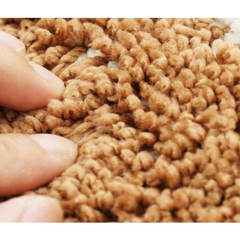 GroupM Joli Tapis D'entrée De Maison Grand Pied Floqué Maison Salle De Bain Salle De Bain Porte Tapis Anti-dérapant (40*60CM) 4 GroupM Joli Tapis D'entrée De Maison Grand Pied Floqué Maison Salle De Bain Salle De Bain Porte Tapis Anti-dérapant (40*60CM) – Image 4