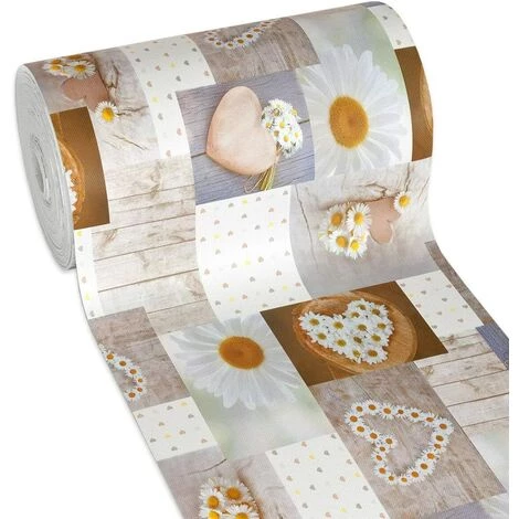 EMMEVI Tapis De Cuisine Caoutchouc Pvc Duveteux Antidérapant Résistant Aux Taches Différentes Tailles Marguerites - 50x80 Cm 1 EMMEVI Tapis De Cuisine Caoutchouc Pvc Duveteux Antidérapant Résistant Aux Taches Différentes Tailles Marguerites - 50x80 Cm