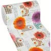 EMMEVI Tapis De Cuisine Caoutchouc Pvc Duveteux Antidérapant Résistant Aux Taches Différentes Tailles Tournesols Colorè - 50x190 Cm