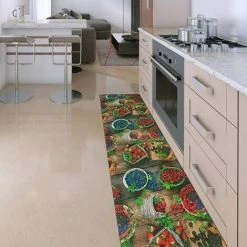 EMMEVI Tapis De Cuisine Caoutchouc Pvc Duveteux Antidérapant Résistant Aux Taches Différentes Tailles Fruit - 50x40 Cm 5 EMMEVI Tapis De Cuisine Caoutchouc Pvc Duveteux Antidérapant Résistant Aux Taches Différentes Tailles Fruit - 50x40 Cm -Tapis et paillasson Soldes 51348628 3