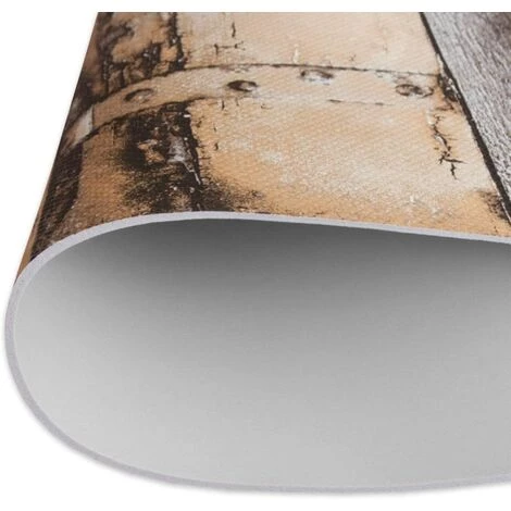 EMMEVI Tapis De Cuisine Caoutchouc Pvc Duveteux Antidérapant Résistant Aux Taches Différentes Tailles Effet Parquet - 50x110 Cm 2 EMMEVI Tapis De Cuisine Caoutchouc Pvc Duveteux Antidérapant Résistant Aux Taches Différentes Tailles Effet Parquet - 50x110 Cm – Image 2