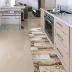 EMMEVI Tapis De Cuisine Caoutchouc Pvc Duveteux Antidérapant Résistant Aux Taches Différentes Tailles Effet Parquet - 50x110 Cm 5 EMMEVI Tapis De Cuisine Caoutchouc Pvc Duveteux Antidérapant Résistant Aux Taches Différentes Tailles Effet Parquet - 50x110 Cm -Tapis et paillasson Soldes 51348650 3