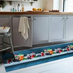 EMMEVI Tapis De Cuisine Caoutchouc Duveteux Antidérapant Résistant Aux Taches Confiture - 53x40 Cm -Tapis et paillasson Soldes 51348870 5