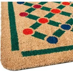 EMMEVI Paillasson Noix De Coco Rectangulaire 50x100 Cm Dos Antidérapant Entrée Externe - G -Tapis et paillasson Soldes 51350392 3