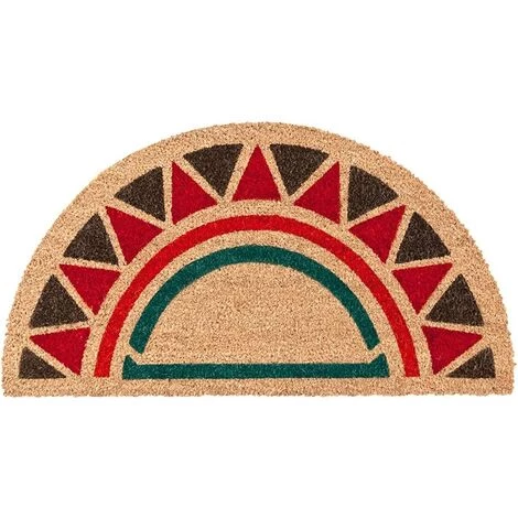 EMMEVI Paillasson Noix De Coco Semiluna Dos Antidérapant Entrée Externe - B 1 EMMEVI Paillasson Noix De Coco Semiluna Dos Antidérapant Entrée Externe - B