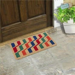 EMMEVI Paillasson Noix De Coco Rectangulaire 33x60 Cm Dos Antidérapant Entrée Externe - C 5 EMMEVI Paillasson Noix De Coco Rectangulaire 33x60 Cm Dos Antidérapant Entrée Externe - C -Tapis et paillasson Soldes 51350434 3