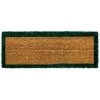 EMMEVI Paillasson En Noix De Coco Naturelle Antidérapant Porte D'entrée De Maison Vert - 25x50 Cm