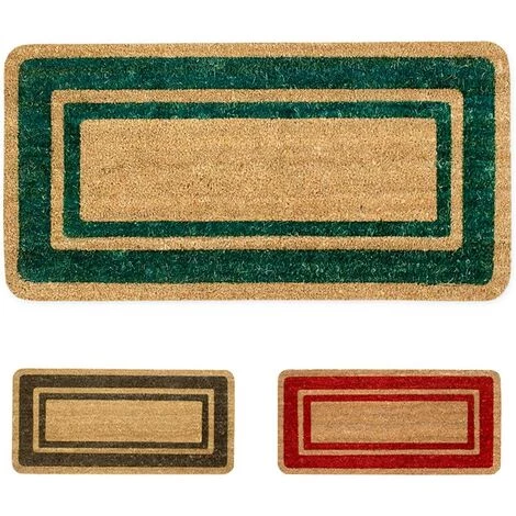 EMMEVI Paillasson En Noix De Coco Naturelle Antidérapant Porte D'entrée De Maison 50X100 Cm - Bordeaux 4 EMMEVI Paillasson En Noix De Coco Naturelle Antidérapant Porte D'entrée De Maison 50X100 Cm - Bordeaux – Image 4