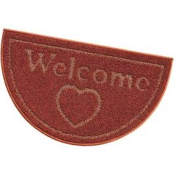 EMMEVI Paillasson D'entrée Antidérapant Absorbant Interne Externe Demilune 45X75 Cm - B