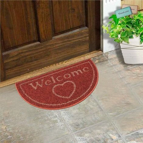 EMMEVI Paillasson D'entrée Antidérapant Absorbant Interne Externe Demilune 45X75 Cm - B 2 EMMEVI Paillasson D'entrée Antidérapant Absorbant Interne Externe Demilune 45X75 Cm - B – Image 2
