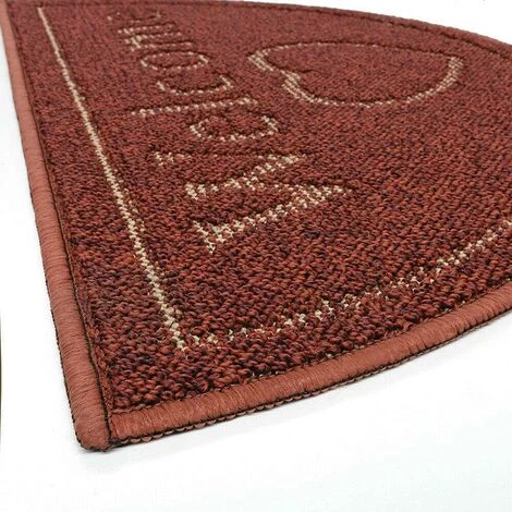 EMMEVI Paillasson D'entrée Antidérapant Absorbant Interne Externe Demilune 45X75 Cm - B 3 EMMEVI Paillasson D'entrée Antidérapant Absorbant Interne Externe Demilune 45X75 Cm - B – Image 3