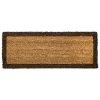 EMMEVI Paillasson En Noix De Coco Naturelle Antidérapant Porte D'entrée De Maison Marron - 25x50 Cm