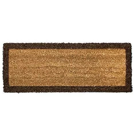 EMMEVI Paillasson En Noix De Coco Naturelle Antidérapant Porte D'entrée De Maison Marron - 25x50 Cm 1 EMMEVI Paillasson En Noix De Coco Naturelle Antidérapant Porte D'entrée De Maison Marron - 25x50 Cm