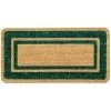 EMMEVI Paillasson En Noix De Coco Naturelle Antidérapant Porte D'entrée De Maison 60X120 Cm - Vert