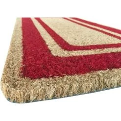 EMMEVI Paillasson En Noix De Coco Naturelle Antidérapant Porte D'entrée De Maison 40X80 Cm - Marron -Tapis et paillasson Soldes 51351774 3