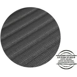 EMMEVI Paillasson D'Entrée Tapis En Caoutchouc Antidérapant Robuste Absorbant Gris - 40x60 Cm -Tapis et paillasson Soldes 51351833 4