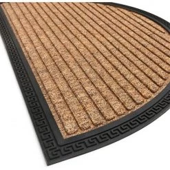 EMMEVI Paillasson D'Entrée Tapis En Caoutchouc Antidérapant Robuste Absorbant Demilune - Beige 6 EMMEVI Paillasson D'Entrée Tapis En Caoutchouc Antidérapant Robuste Absorbant Demilune - Beige -Tapis et paillasson Soldes 51351889 3