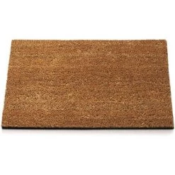 EMMEVI Paillasson En Noix De Coco Naturelle Dos Antidérapant Robuste Porte D'entrée De Maison 30x60 Cm