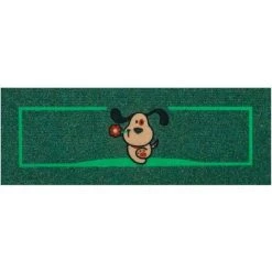 EMMEVI Paillasson Antidérapant Protège-Marches 25x69 Tapis D'entrée Absorbant Et Doux Chien - Vert