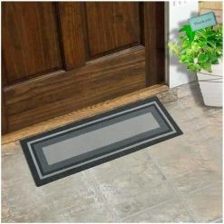 EMMEVI Paillasson Antidérapant Protège-Marches 25x70 Tapis D'entrée Absorbant Et Doux - Vert -Tapis et paillasson Soldes 51352435 4