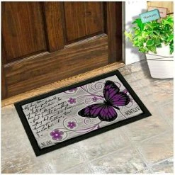 EMMEVI Paillasson En Caoutchouc Souple Tapis D'Entrée Nettoyable Antidérapant 40x70 Cm - L 6 EMMEVI Paillasson En Caoutchouc Souple Tapis D'Entrée Nettoyable Antidérapant 40x70 Cm - L -Tapis et paillasson Soldes 51352445 3