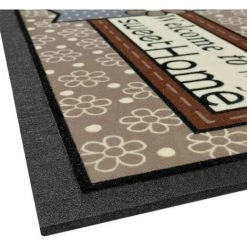 EMMEVI Paillasson En Caoutchouc Souple Tapis D'Entrée Nettoyable Antidérapant 40x70 Cm - A -Tapis et paillasson Soldes 51352477 4