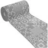 EMMEVI Tapis De Cuisine Moderne Coureur Bordé Absorbant Antidérapant Lavable Maiolique 3D Gris - 50x110 Cm
