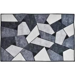 VERSAILLESFR Paillasson Entrée Antidérapant De 90x60cm Tapis De Porte Lavable En Machine, Absorbant Et Résistant, Paillasson De Porte Pour Chambre à Coucher, Salon, Couloir, Cuisine -Versailles