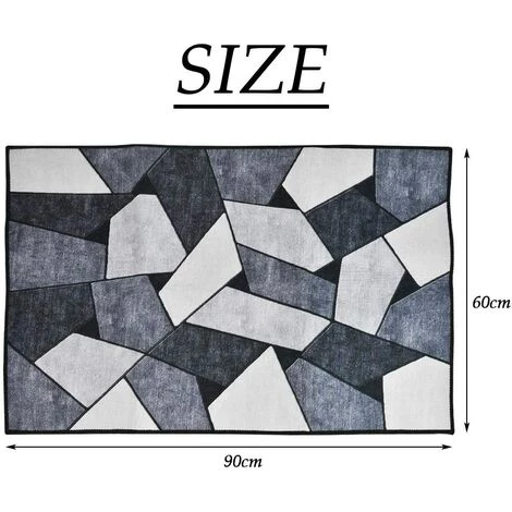 VERSAILLESFR Paillasson Entrée Antidérapant De 90x60cm Tapis De Porte Lavable En Machine, Absorbant Et Résistant, Paillasson De Porte Pour Chambre à Coucher, Salon, Couloir, Cuisine -Versailles 2 VERSAILLESFR Paillasson Entrée Antidérapant De 90x60cm Tapis De Porte Lavable En Machine, Absorbant Et Résistant, Paillasson De Porte Pour Chambre à Coucher, Salon, Couloir, Cuisine -Versailles – Image 2