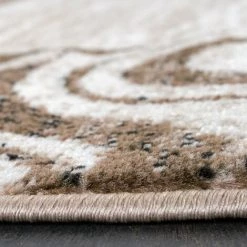 Paco Home Tapis De Créateur Contemporain Avec Swirl Et Carreaux Marbré Marron Beige Crème 80x150 Cm 7 Paco Home Tapis De Créateur Contemporain Avec Swirl Et Carreaux Marbré Marron Beige Crème 80x150 Cm -Tapis et paillasson Soldes 51431645 3