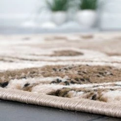 Paco Home Tapis De Créateur Contemporain Avec Swirl Et Carreaux Marbré Marron Beige Crème 80x150 Cm 8 Paco Home Tapis De Créateur Contemporain Avec Swirl Et Carreaux Marbré Marron Beige Crème 80x150 Cm -Tapis et paillasson Soldes 51431645 4