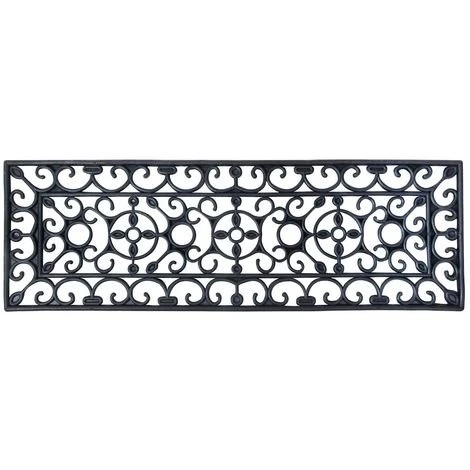 ESSCHERT DESIGN Paillasson Tapis Caoutchouc Escalier - 75 X 25 Cm 1 ESSCHERT DESIGN Paillasson Tapis Caoutchouc Escalier - 75 X 25 Cm
