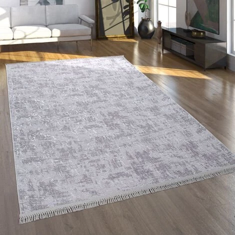 Paco Home Tapis De Salon, Tapis Poils Ras De Salon Au Look Oriental, Lavable, En Gris 60x100 Cm 1 Paco Home Tapis De Salon, Tapis Poils Ras De Salon Au Look Oriental, Lavable, En Gris 60x100 Cm